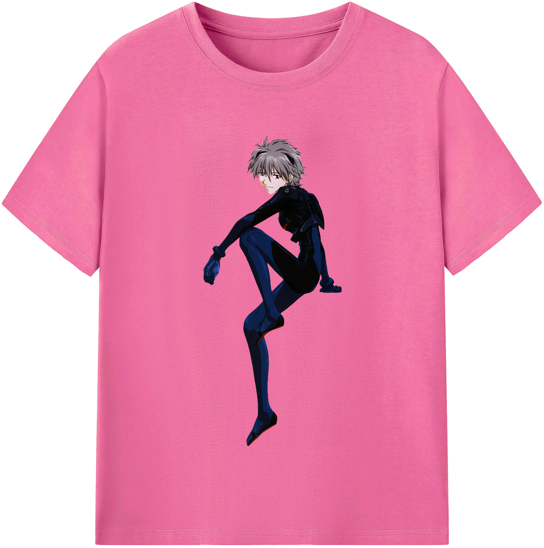 （画像用） EVA 新世紀エヴァンゲリオン レディースカジュアルプリントTシャツ（綿100％）